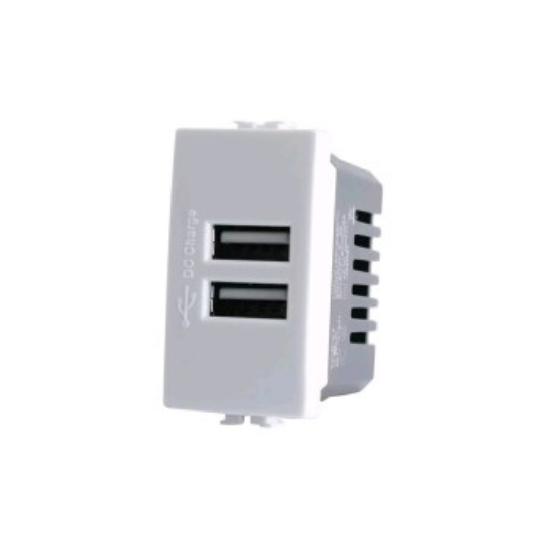 Presa USB doppia JOY compatibile Matix - Mapam 521B