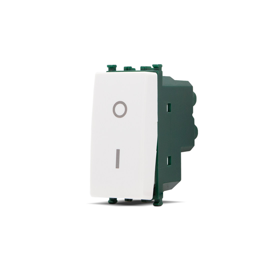 Interruttore bipolare 602b 16A 250V compatibile con la serie Vimar Plana