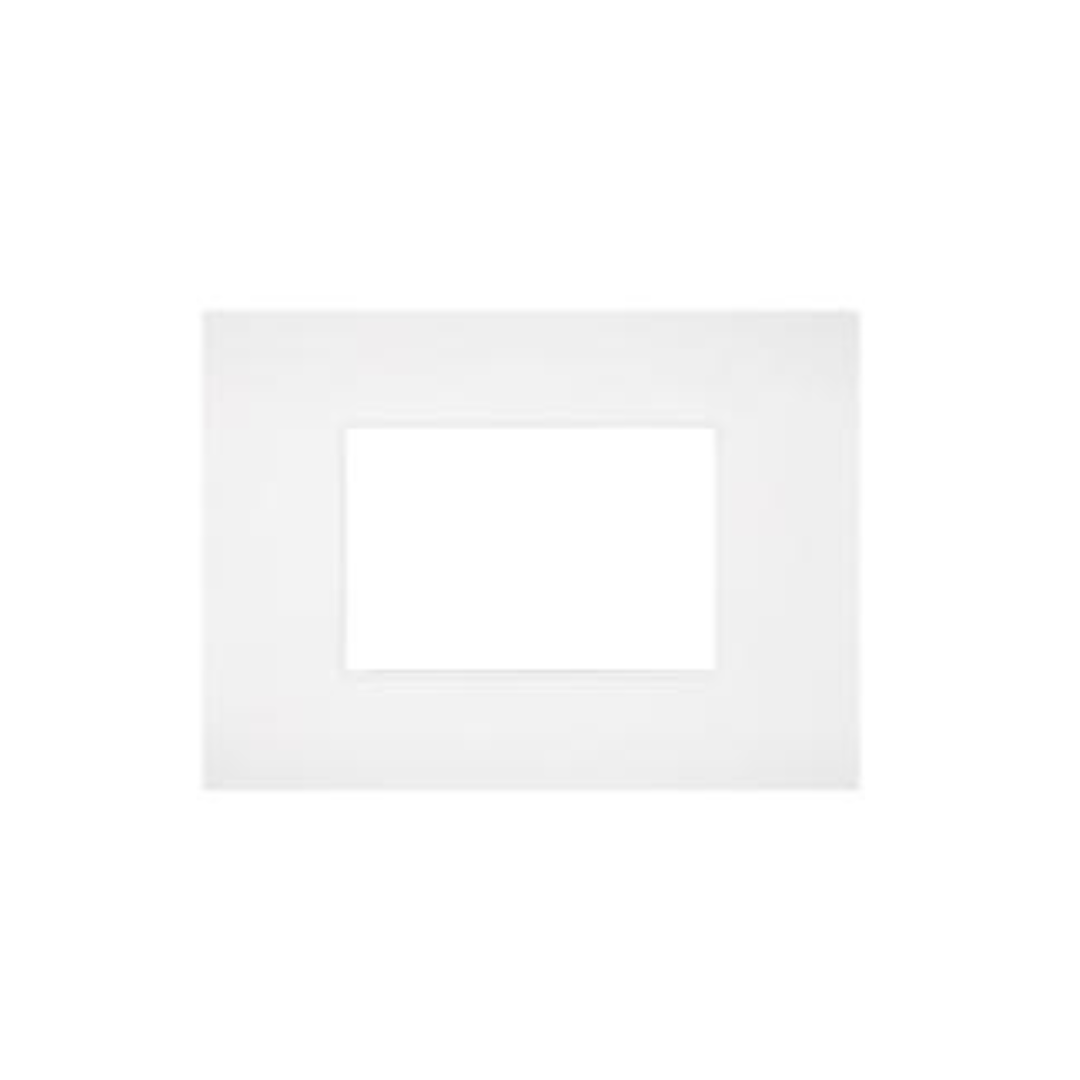 Placca 3 posti bianca Mapam Sun compatibile Vimar Arké r9003-1