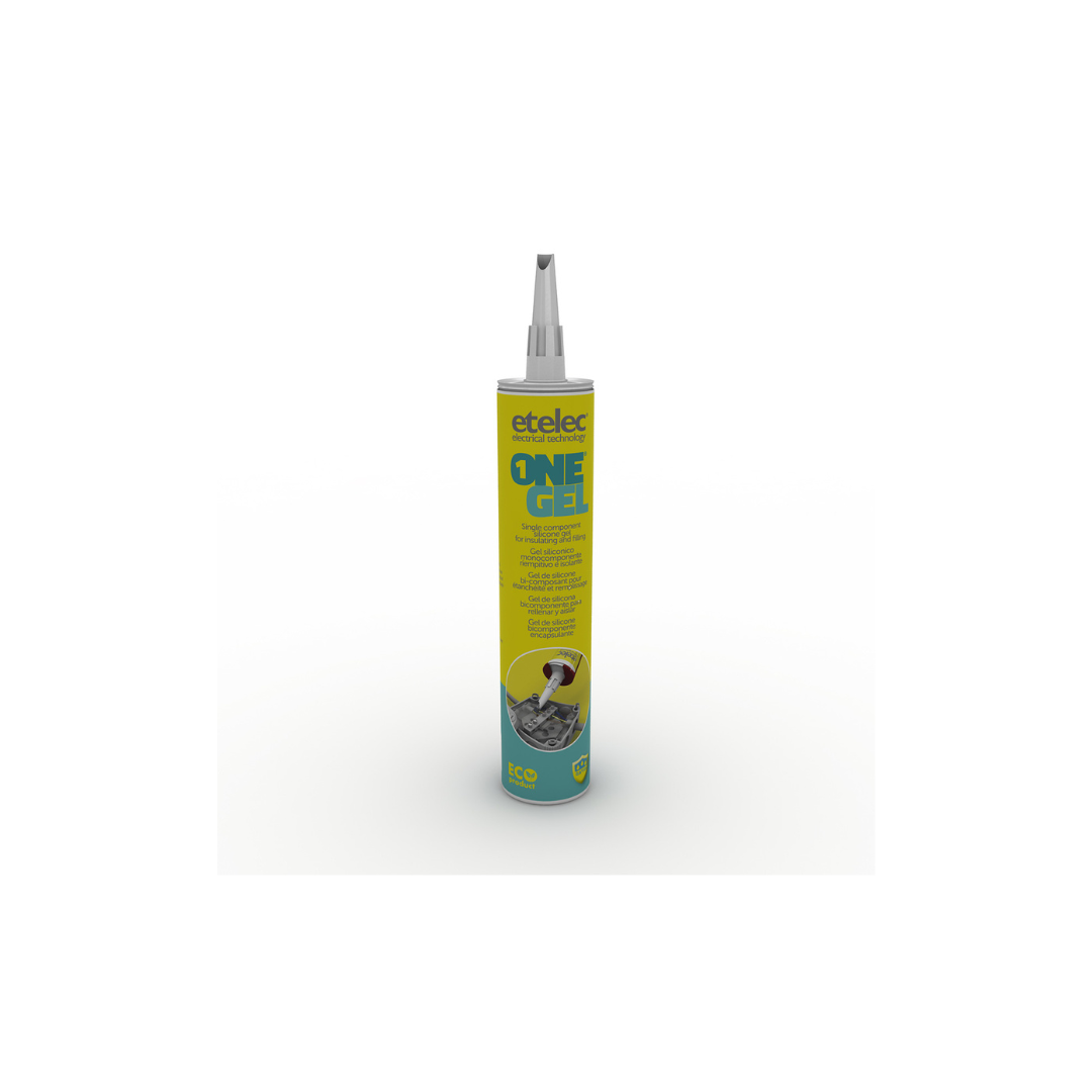 Gel isolante ETELEC monoc. riaccessibile in cartucce per riempimenti isolanti e sigillature. ONEGEL