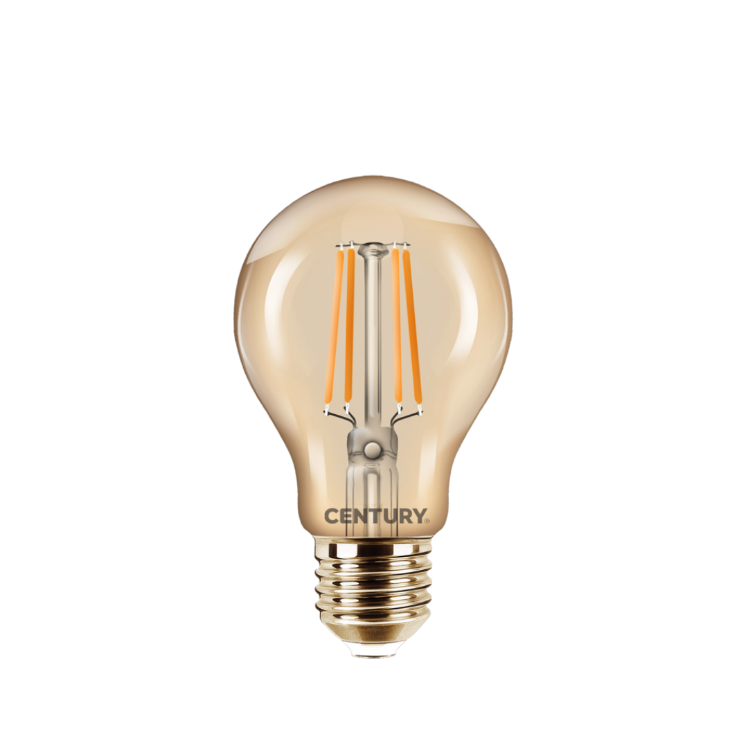 Century Lampada LED FILAMENTO INCANTO EPOCA GOCCIA 8W E27 2700K – Luce Calda 806 Lumen – INVG3-082722