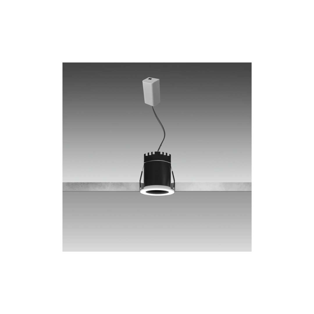 Faretto Incasso LED Century ZETA-P 5W 4000K 300lm | Alluminio Argento