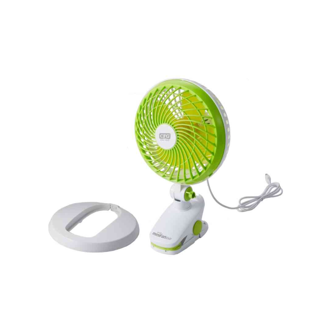 MINI FAN USB - VENTILATORE PORTATILE CLIP E BASE