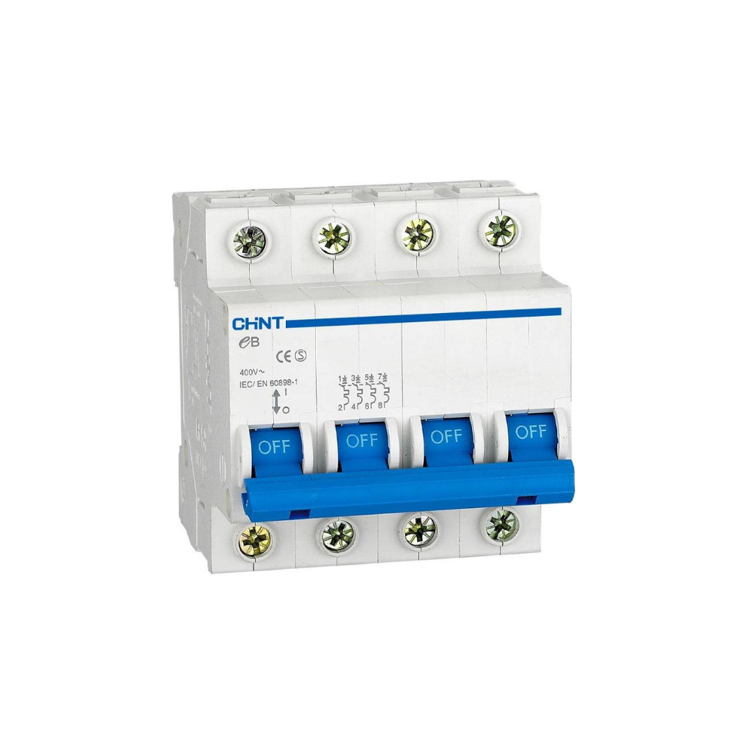Interruttore magnetotermico CHINT 4P 40 A Curva C 4,5 KA 296909