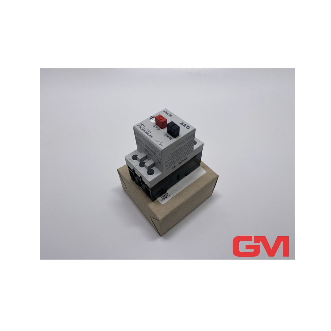 Salvamotore AEG MBS25 1.6‑2.5A – Protezione Termica Motori MBS25‑025
