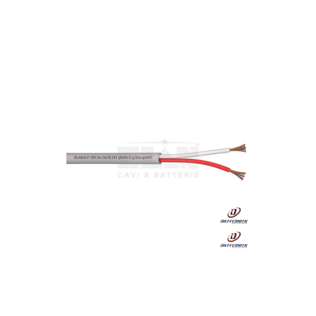 Cavo Citofonico 2x0,50mm MT