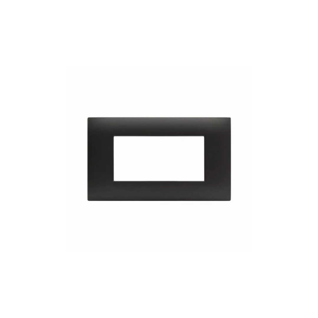 Placca4 Mod.AVE Tecnopolimero Young S44, colore grigio tekla - 44PJ04GTK