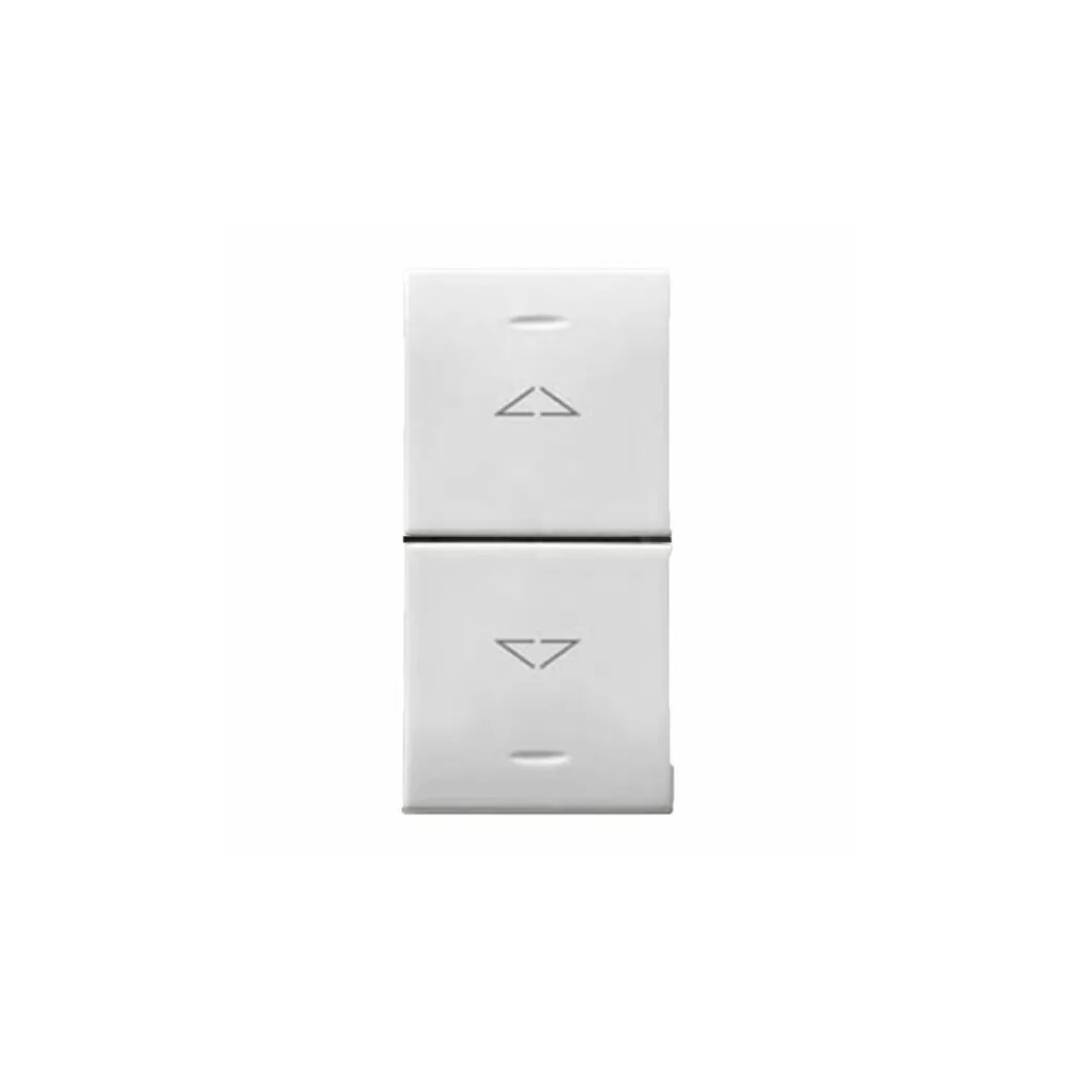 Commutatore a pulsante, AVE Domus S44, colore RAL 9010, 1P 10A - finitura lucida 441053