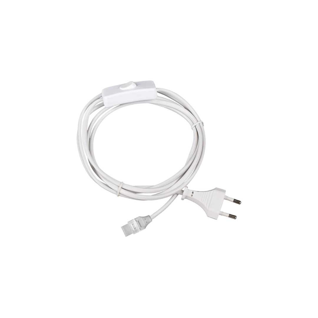Cavo spina 1m Alcapower per strisce LED220V con interruttore 927079