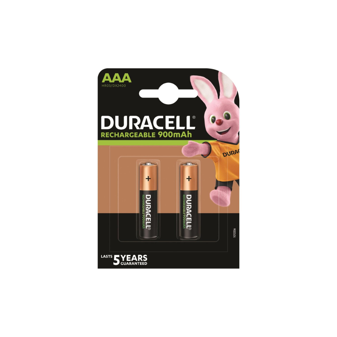 Duracell Recharge Ultra AAA HR03 batteria 900mAh blister da 2