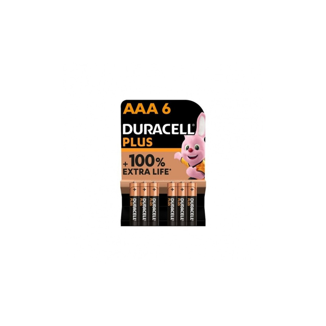 Batterie ministilo AAA6 Duracell Plus 6 pz