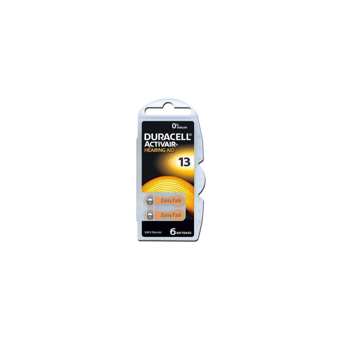 Tipo 13 - DURACELL Hearing Aid EasyTab - Pile per apparecchi acustici