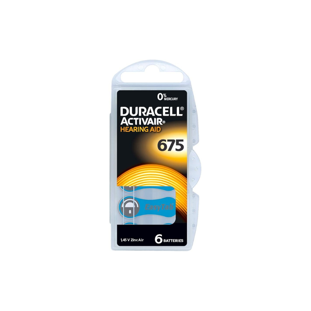 Tipo 675 (BLU) - DURACELL 675 Hearing Aid EasyTab - Pile per apparecchi acustici