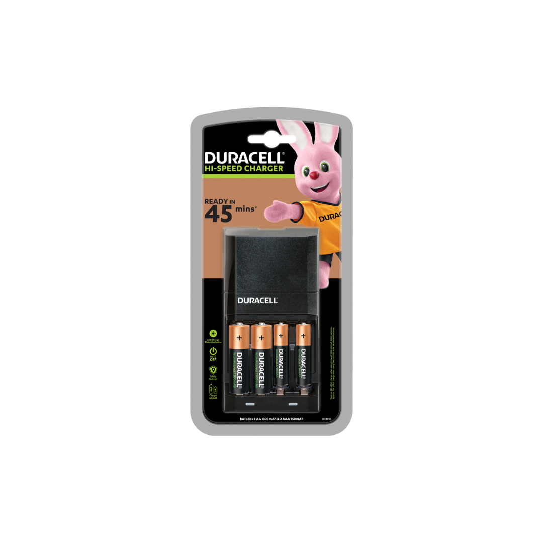 Duracell Caricabatterie Rapido 45 Minuti CEF27