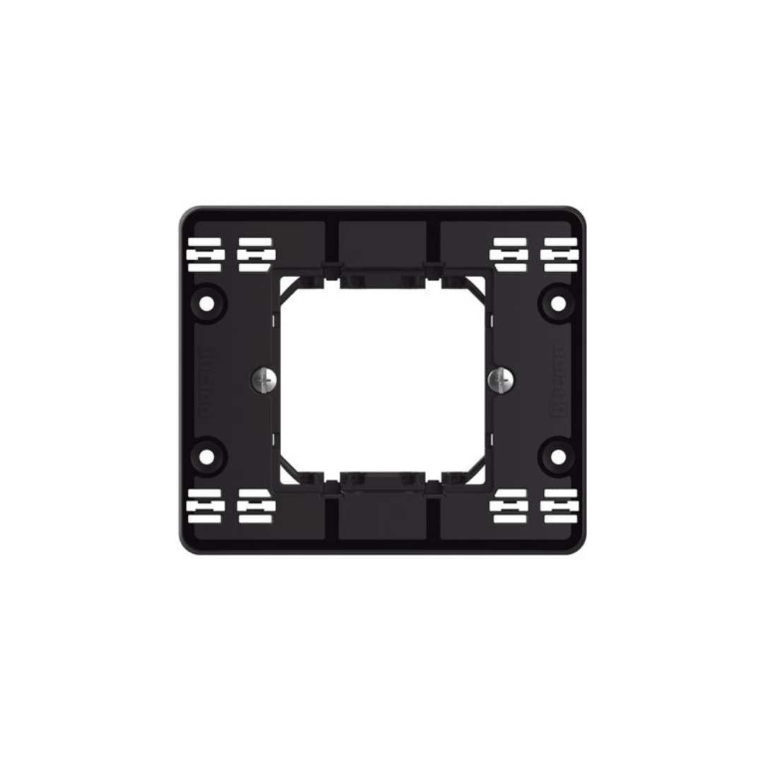 Supporto 2 Moduli Bticino Matixgo – Fissaggio con Graffette J4702G