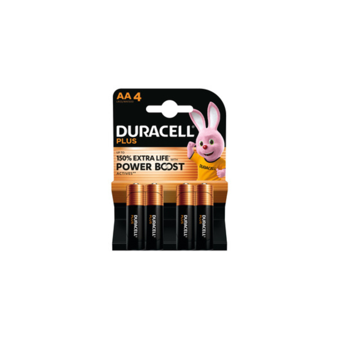 Duracell Plus Powerboost AA Stilo 4pz