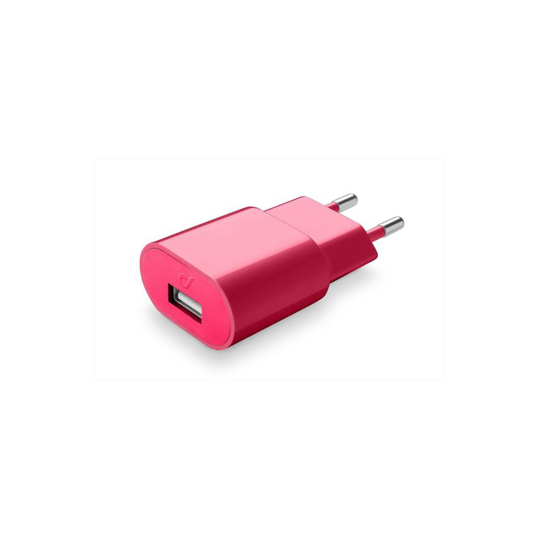 Caricabatterie rete/usb 2a Rosso Cellularline