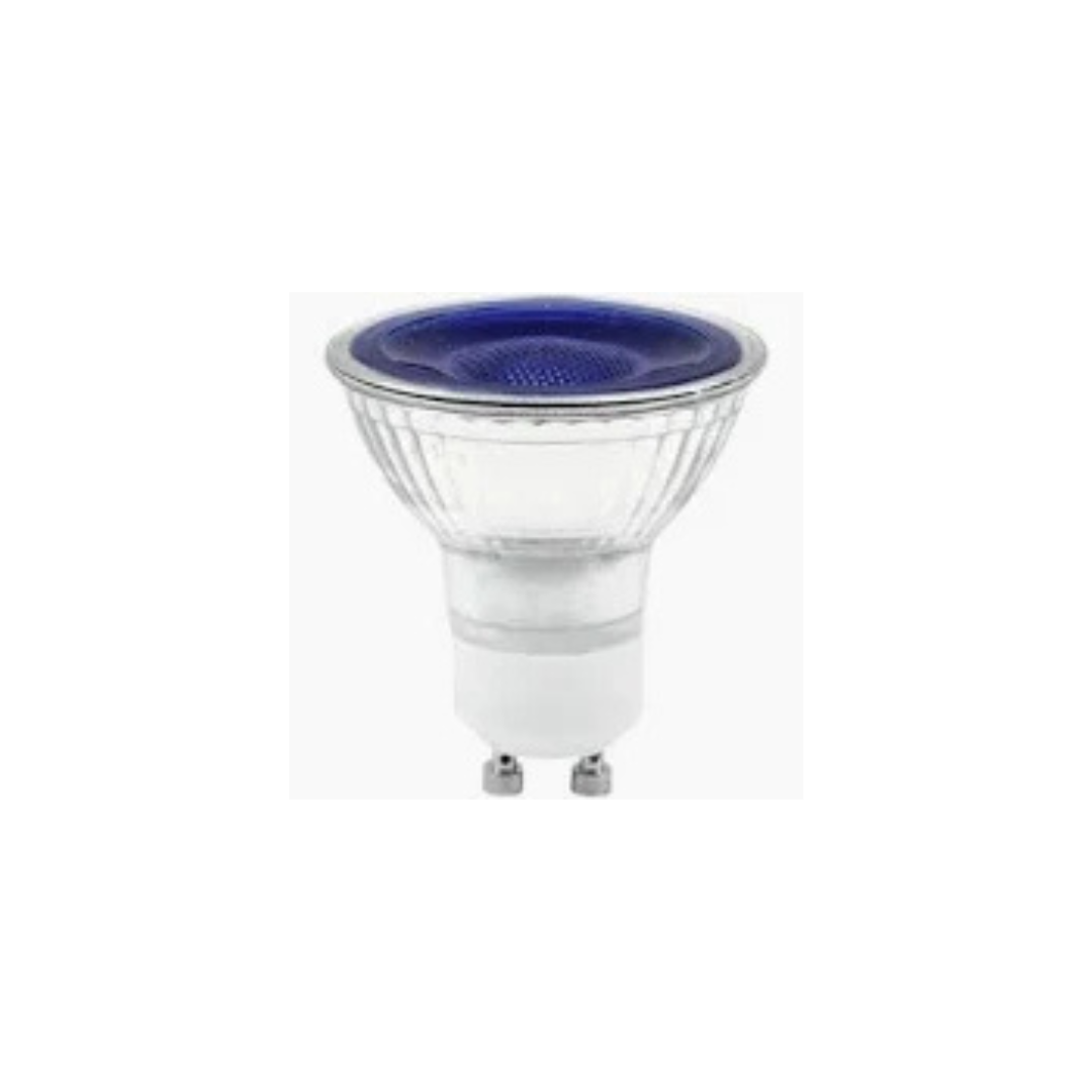 Lampadina dicroica GU10 alogena 230v blu