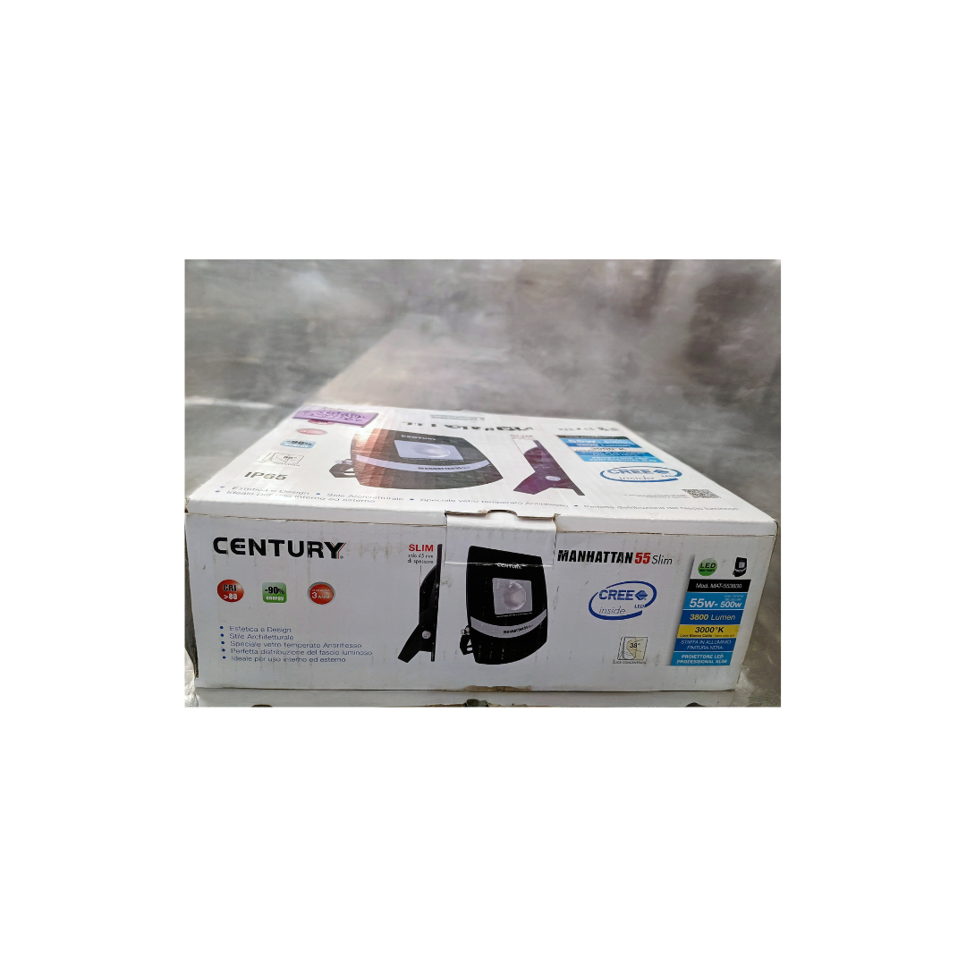 Proiettore Led Century 55w =500w 3800lm 3000k MAT-553830