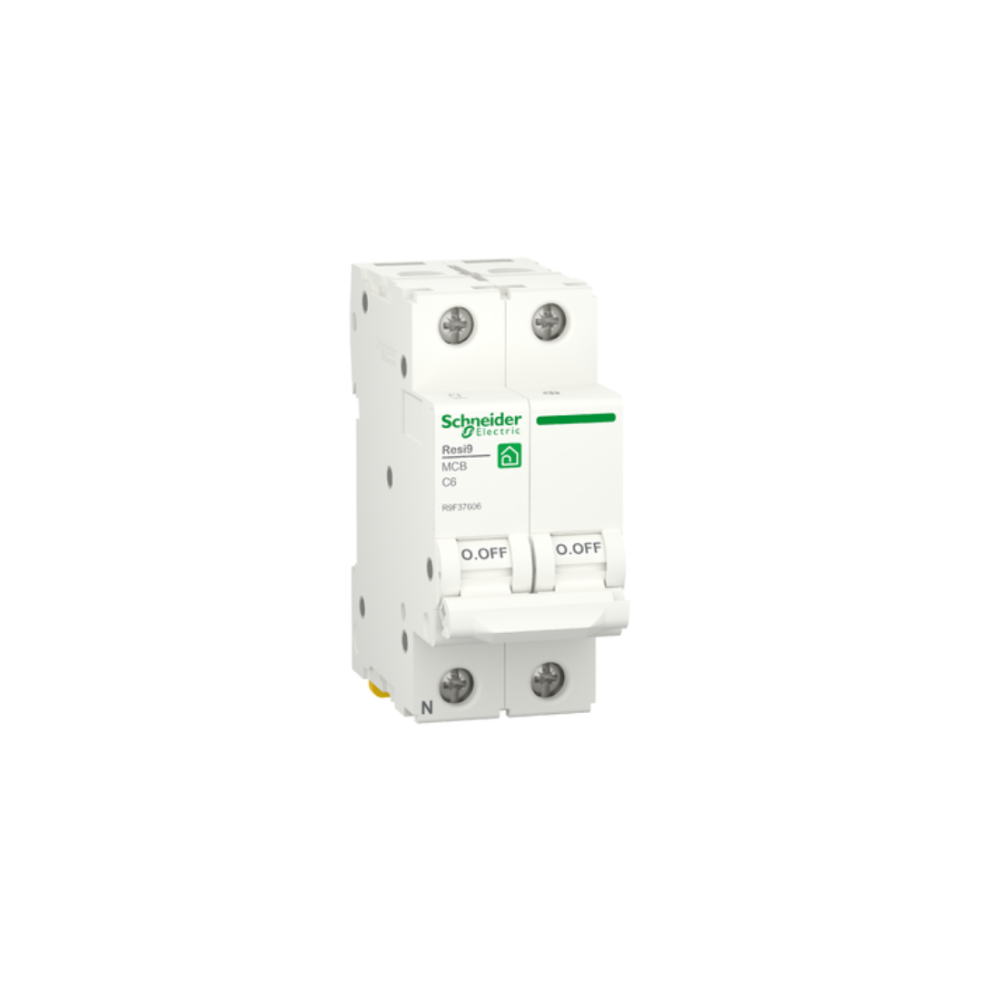 Interruttore Magnetotermico Schneider Electric R9F37632 Resi9 – 1P+N, 32A, Curva C, 4500A, 230V