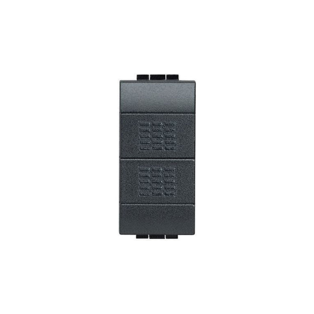 Pulsante Doppio Bticino Living 2x 1P NO 10 A 250 V – L4036