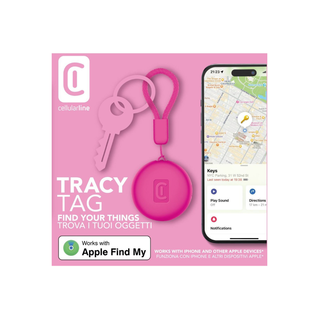 Tracy Tag iOS Rosa BTTRACYTAGP – Trova Oggetti Bluetooth per iPhone