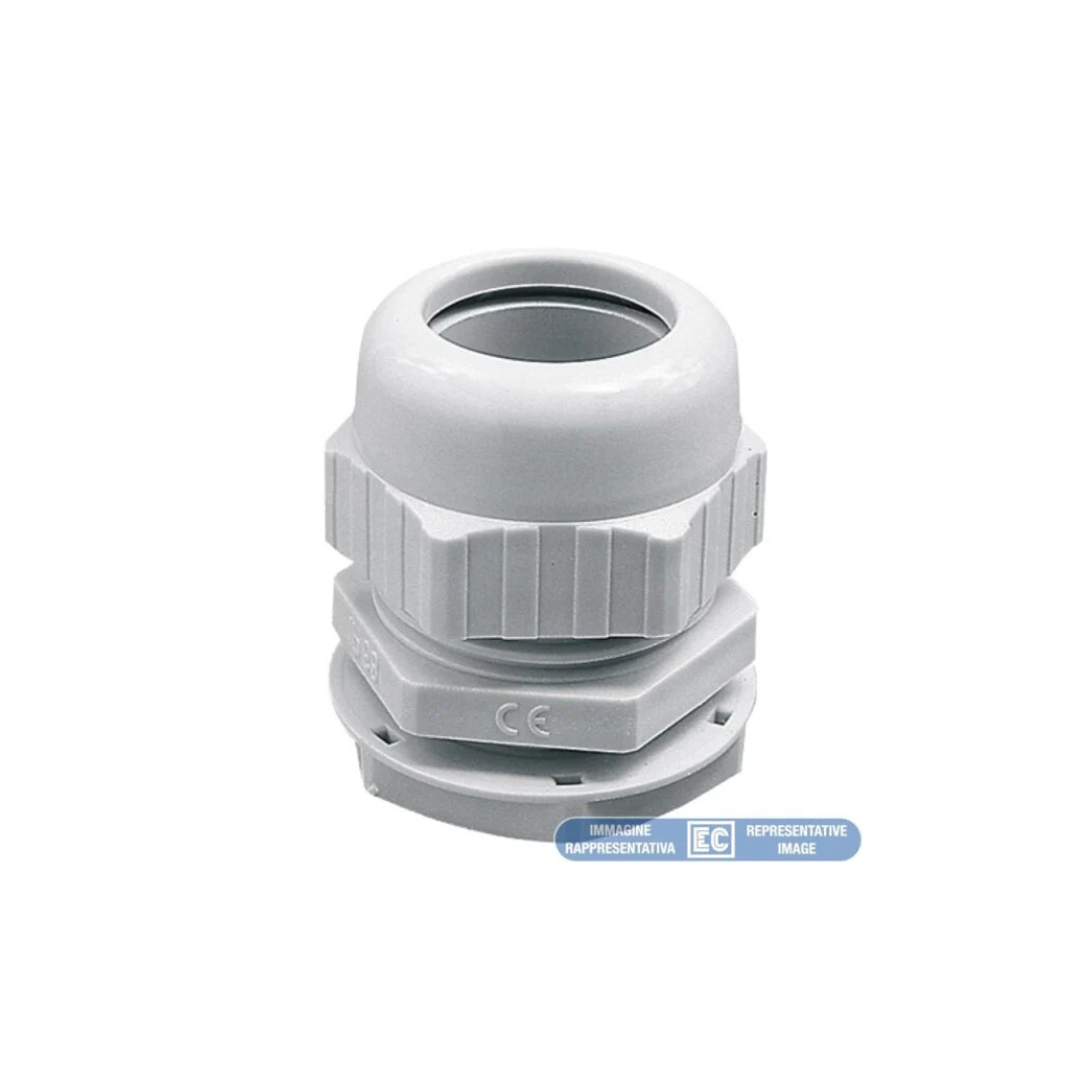 Pressacavo PG 9 con Ghiera EC51009 – Connettore a Tenuta Stagna per Cavi