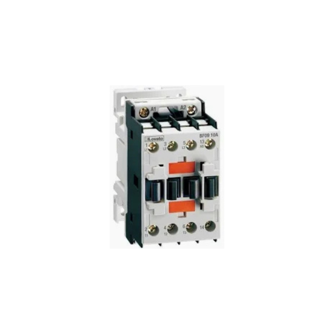 Contattore Lovato 3 Poli + 1 NO 18A 400V AC – Modello BF1810A400