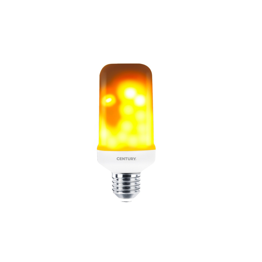 Lampadina LED Effetto Fiamma Century FLAME 4W E27 | Simulazione Fuoco Reale