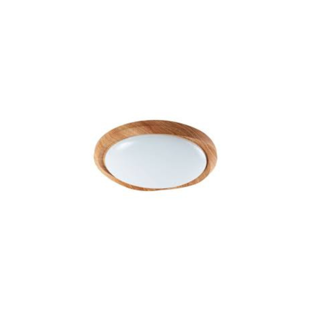 Plafoniera LED V-TAC 60W Rotonda Ø492 mm con Telecomando – CCT 3in1 3000K-6500K Dimmerabile, Cover Legno