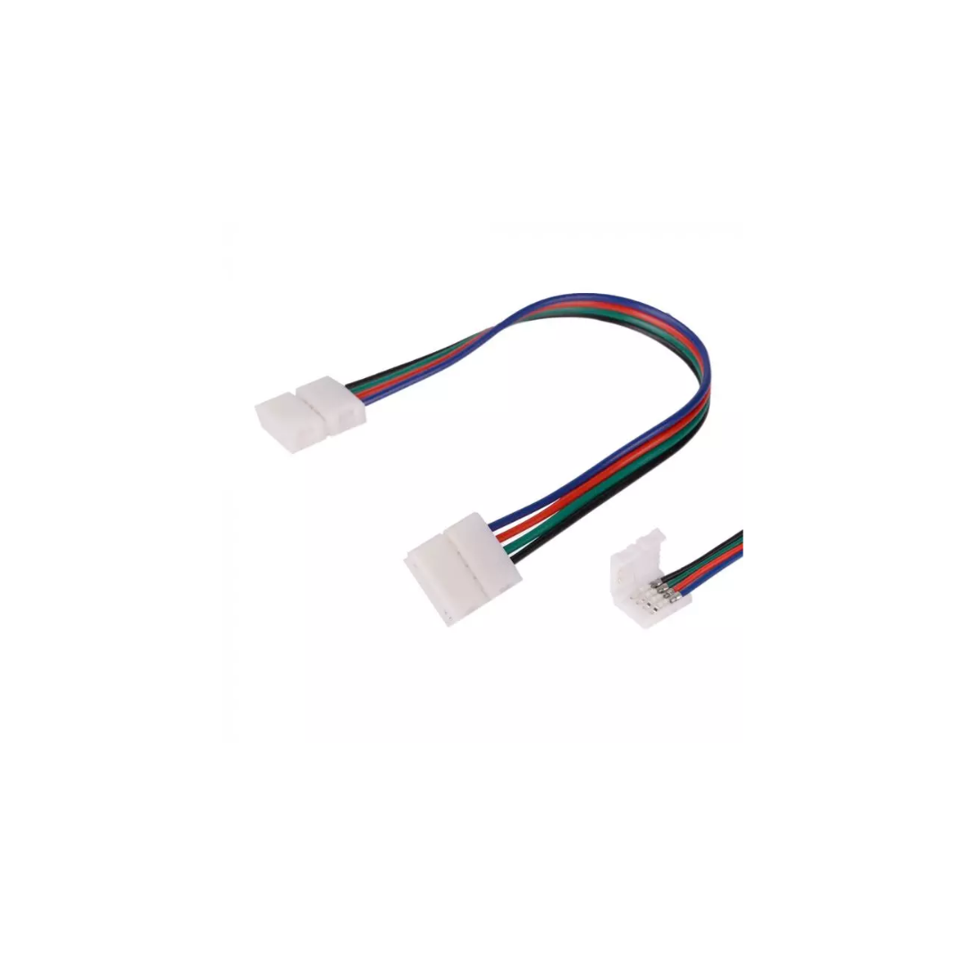 V-TAC Connettore Flessibile 4 Pin per Strip LED SMD 5050 RGB – Collegamento Rapido
