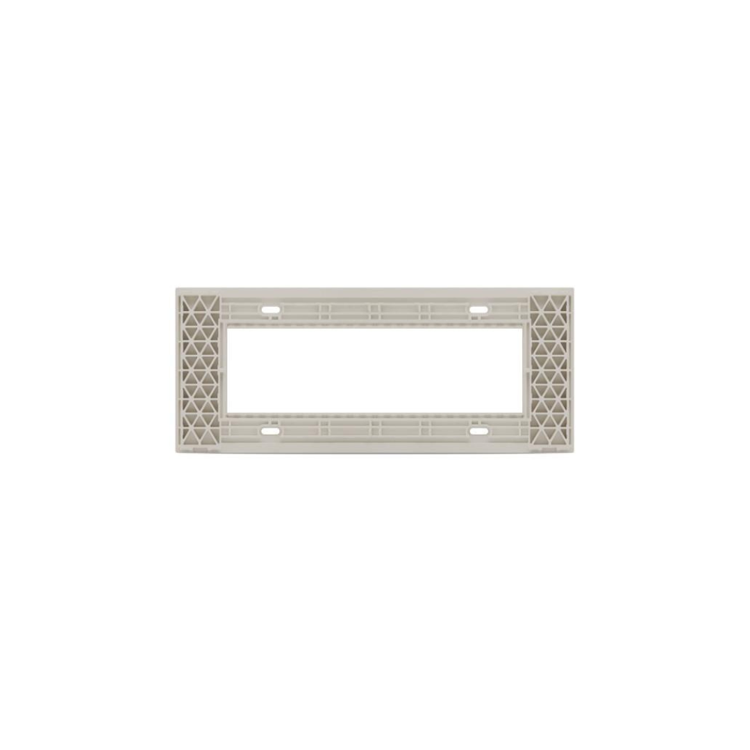 Supporto Serie ZEN Sabbia 6 Posti – Cod. Z2006S per Scatola da Incasso