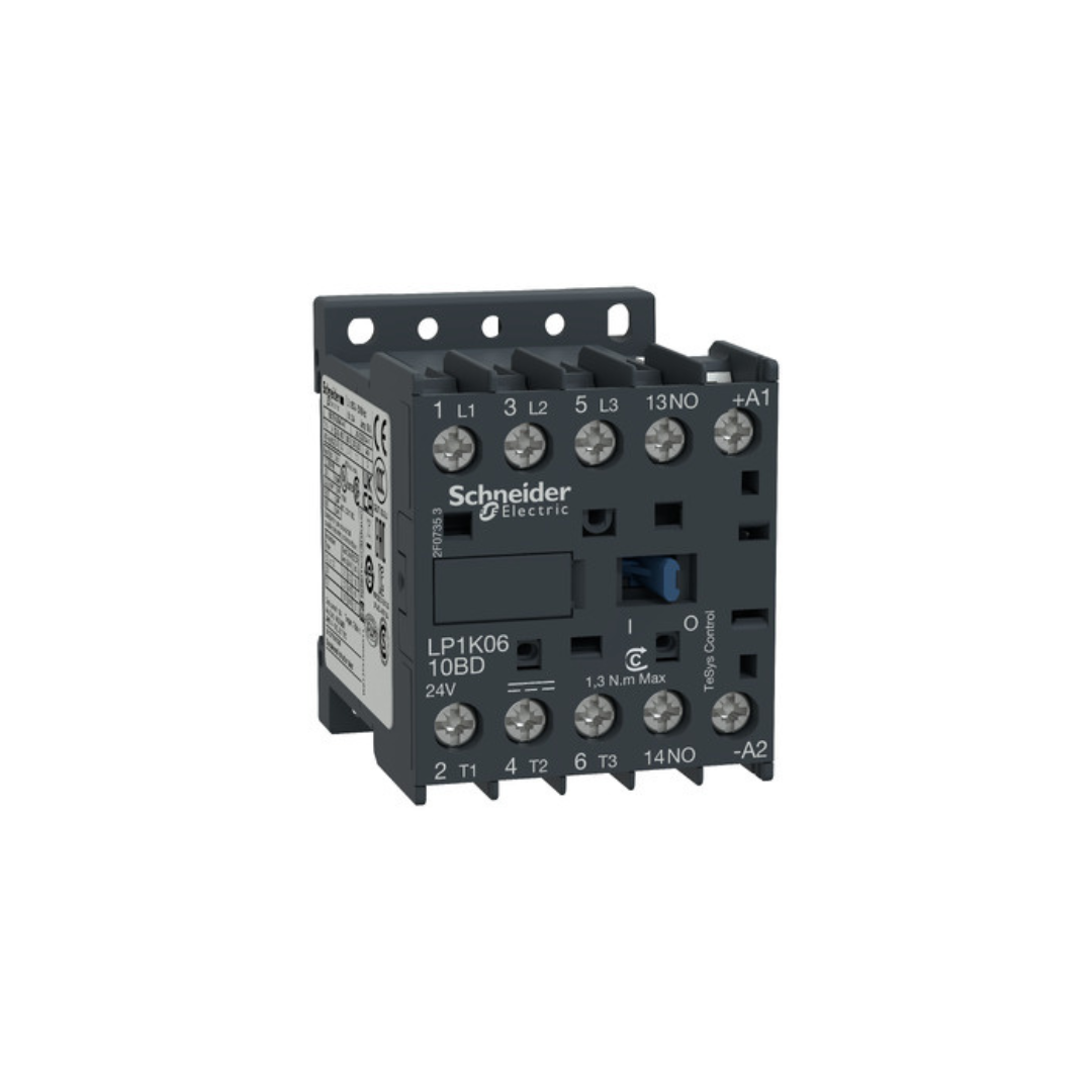 Mini Contattore Schneider LP1K0610BD 6A 24V DC – TeSys K 1NO