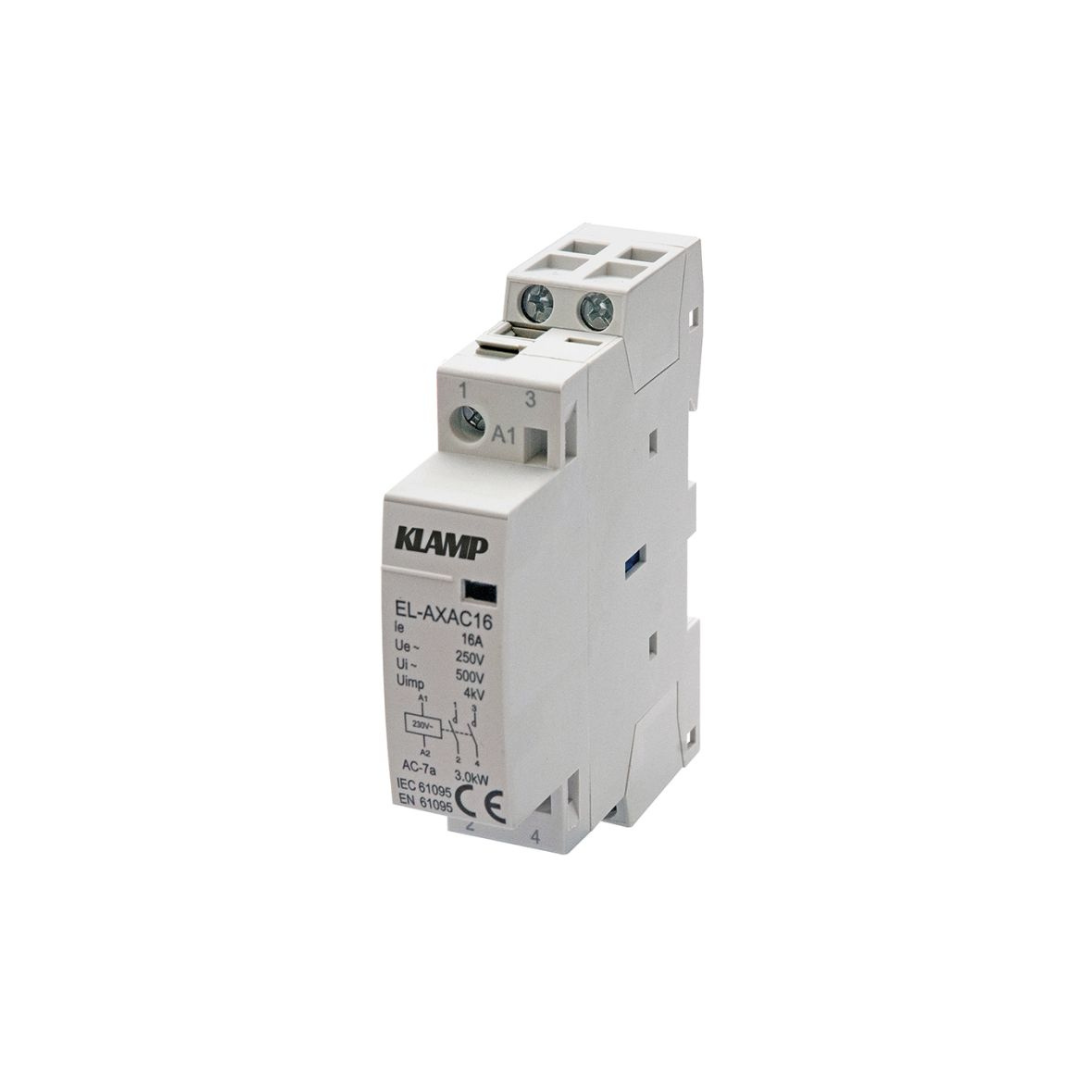 KLAMP 25/28003-00 Contattore Modulare 2P 25A 230V 2 Moduli