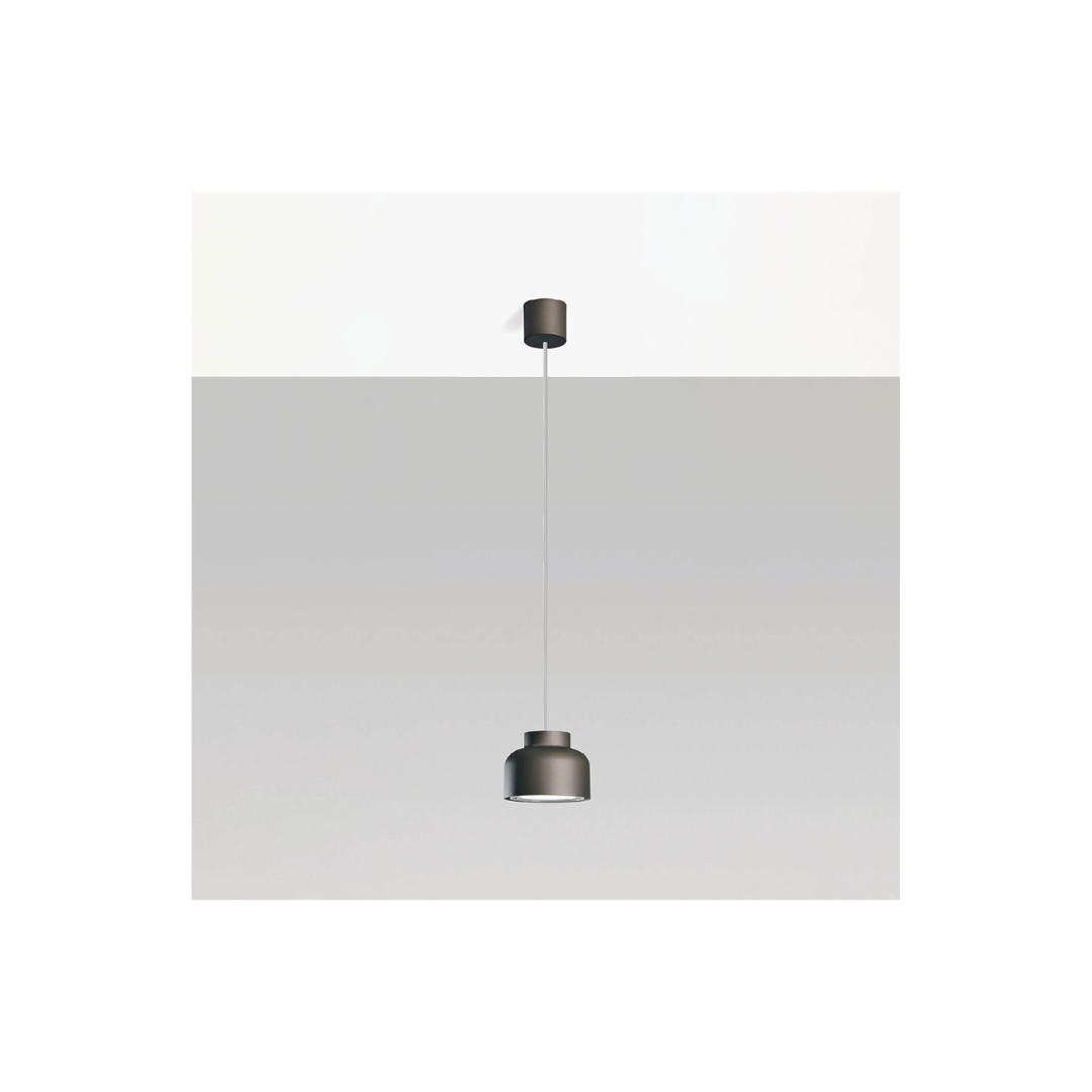Lampada a Sospensione Bottone Bronzo 1x12W GX53 – Vivida SKU PLS002.30.BZ
