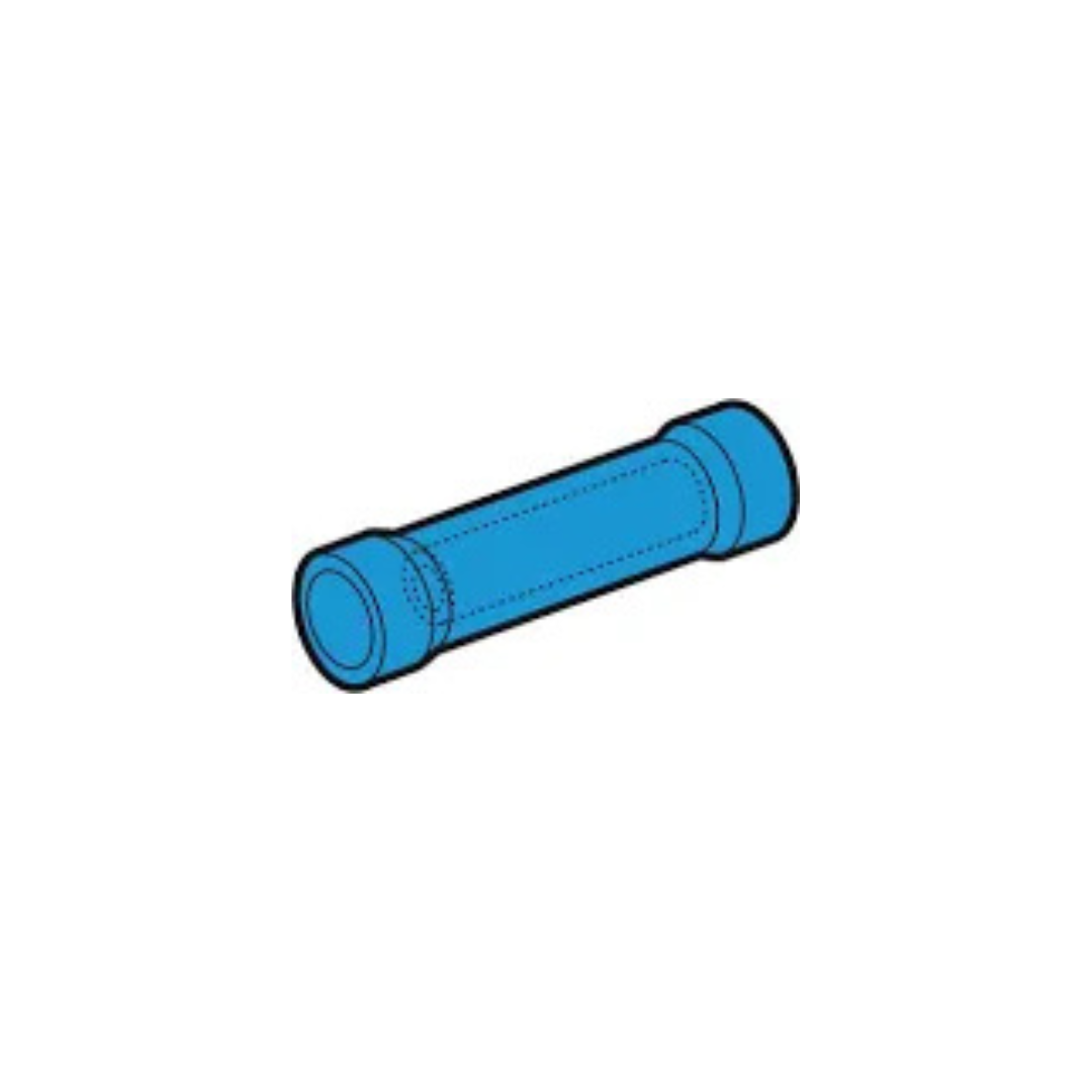 CEM PL06-M Giunto Testa/Testa Blu 1,5 mm² | Connettore Elettrico Preisolato