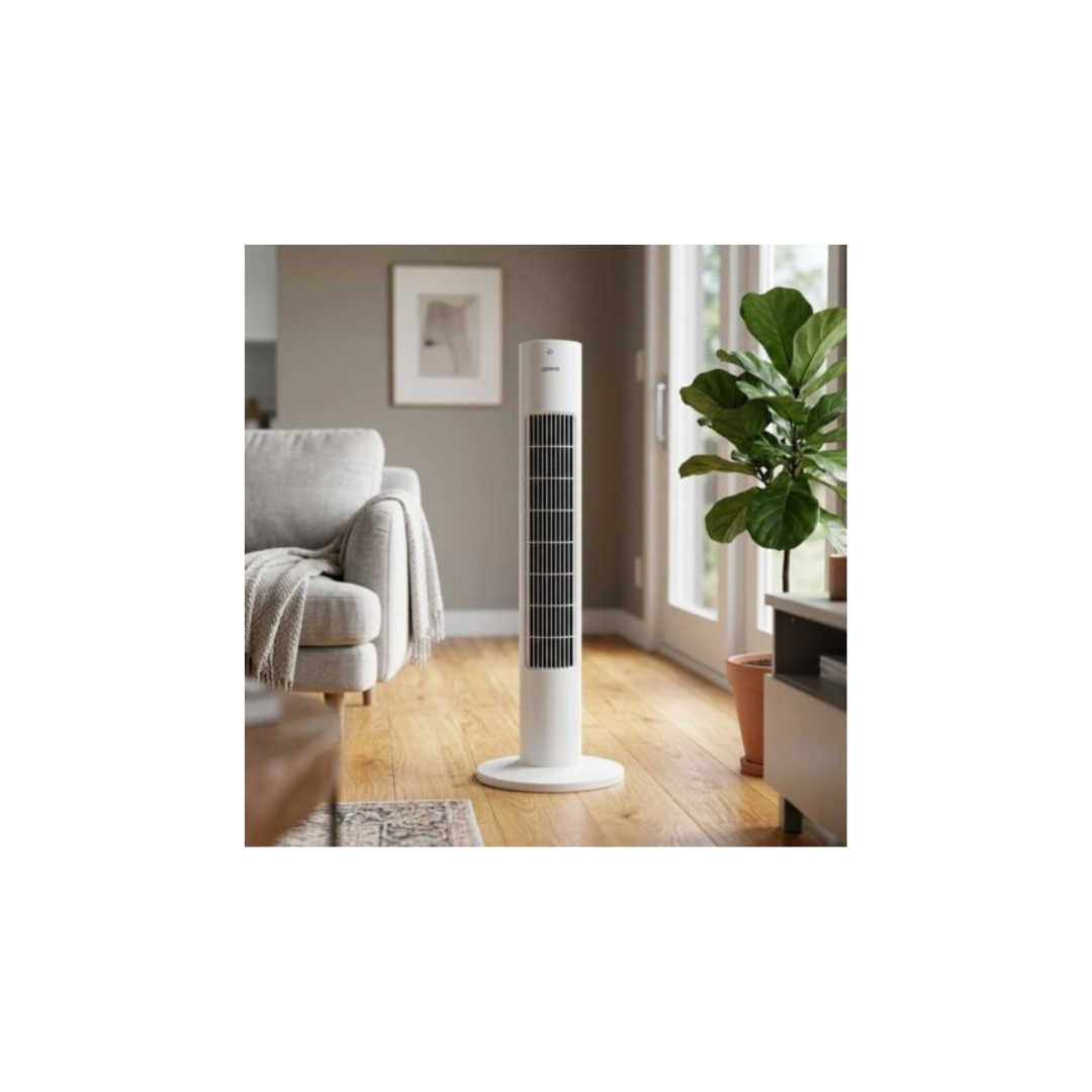 Zephir Babylon2 Ventilatore a Torretta Bianco 60W con Telecomando