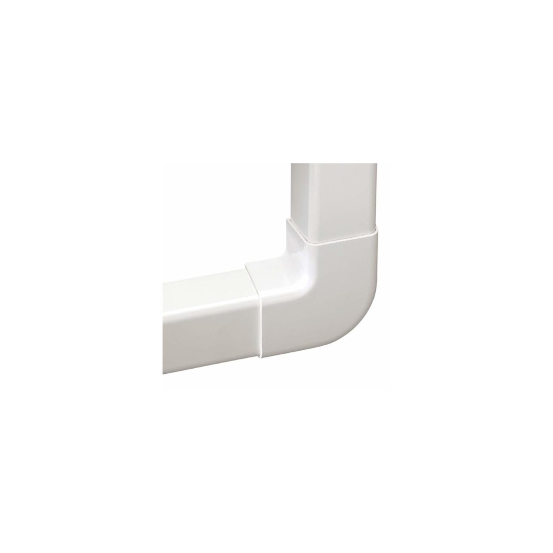 Angolo Piano Elettrocanali EC9308060 per Canalina Condizionamento 80x60 mm Bianco