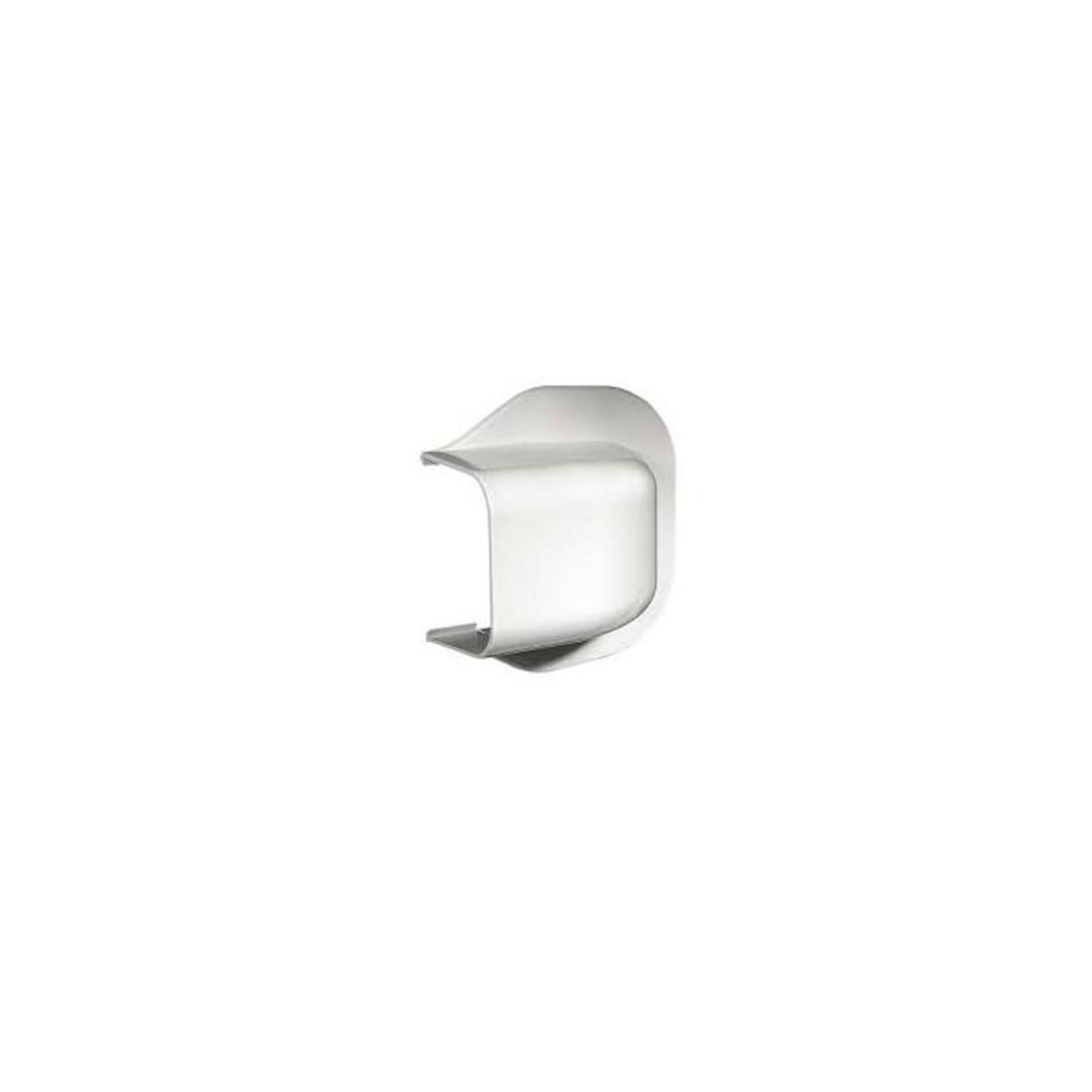 Passaggio a Muro Curvo Elettrocanali EC9808060 per Canalina Condizionamento 80x60 mm Bianco