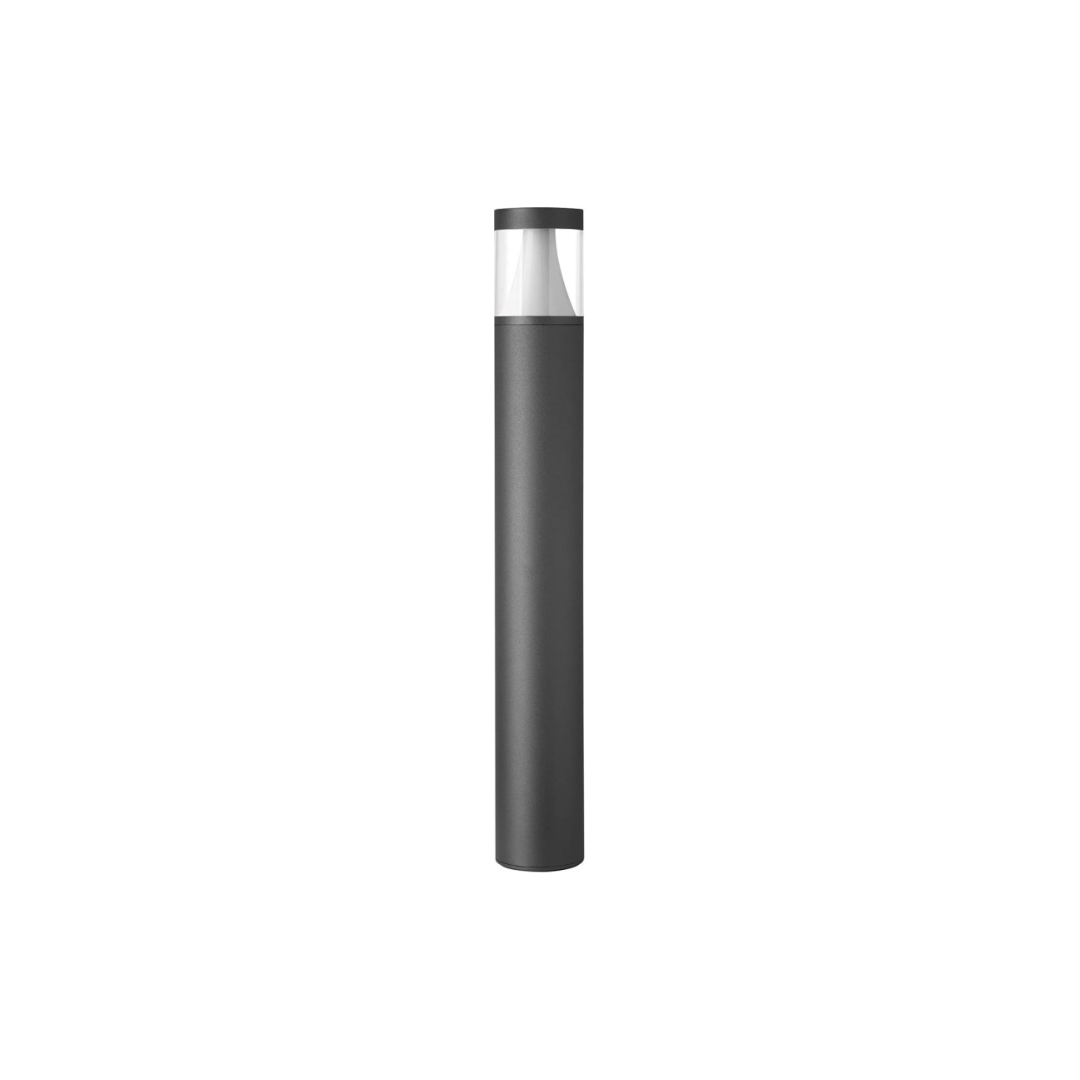 Paletto LED da Esterno Tondo 11W 3000K 1050lm IP65 in Alluminio H65 cm Ø8,8 cm 3pz Disponibili
