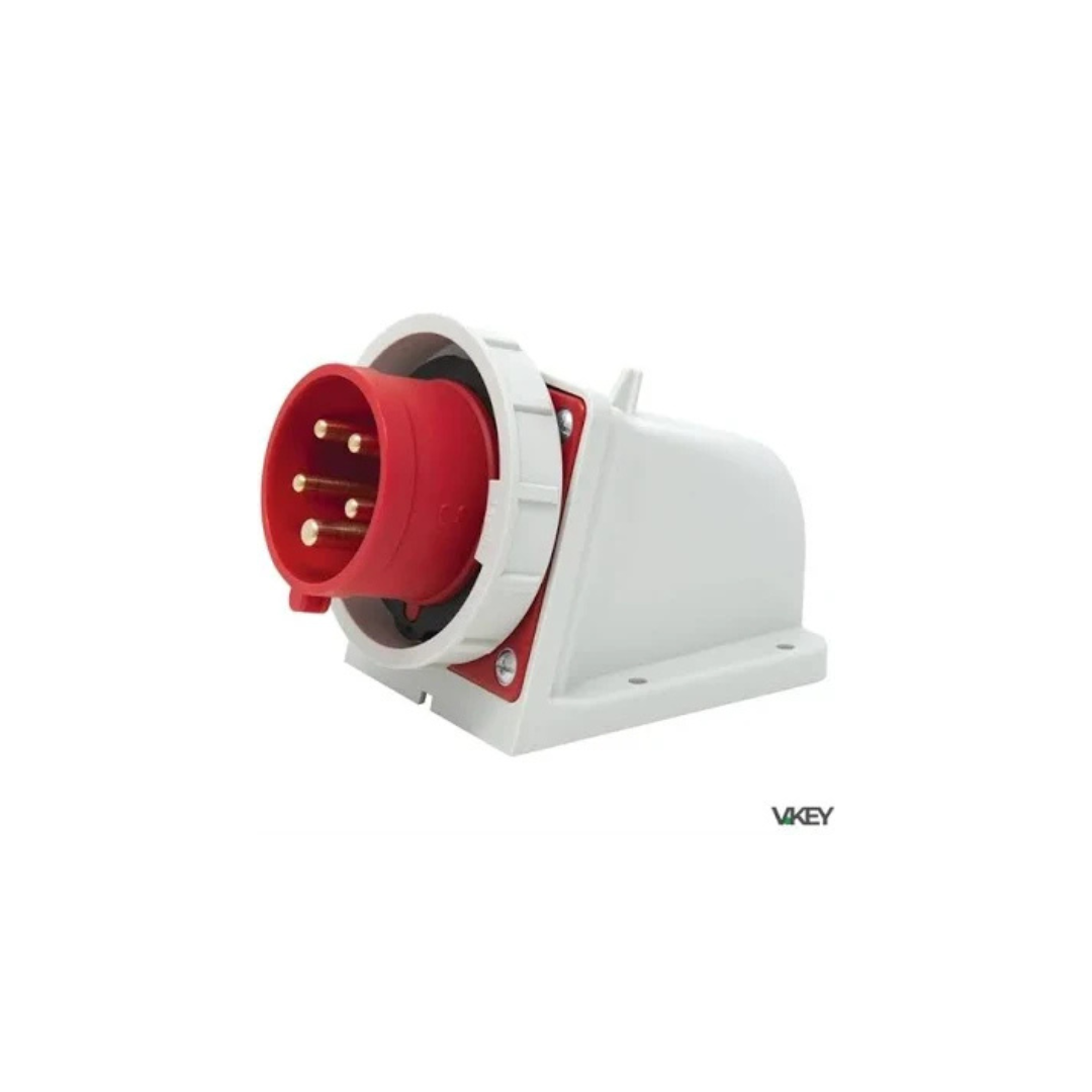 Spina Fissa Industriale 90° 16A 400V 3P+N+T 6H IP67 – CSF416/63C 1 PZ Disponibile
