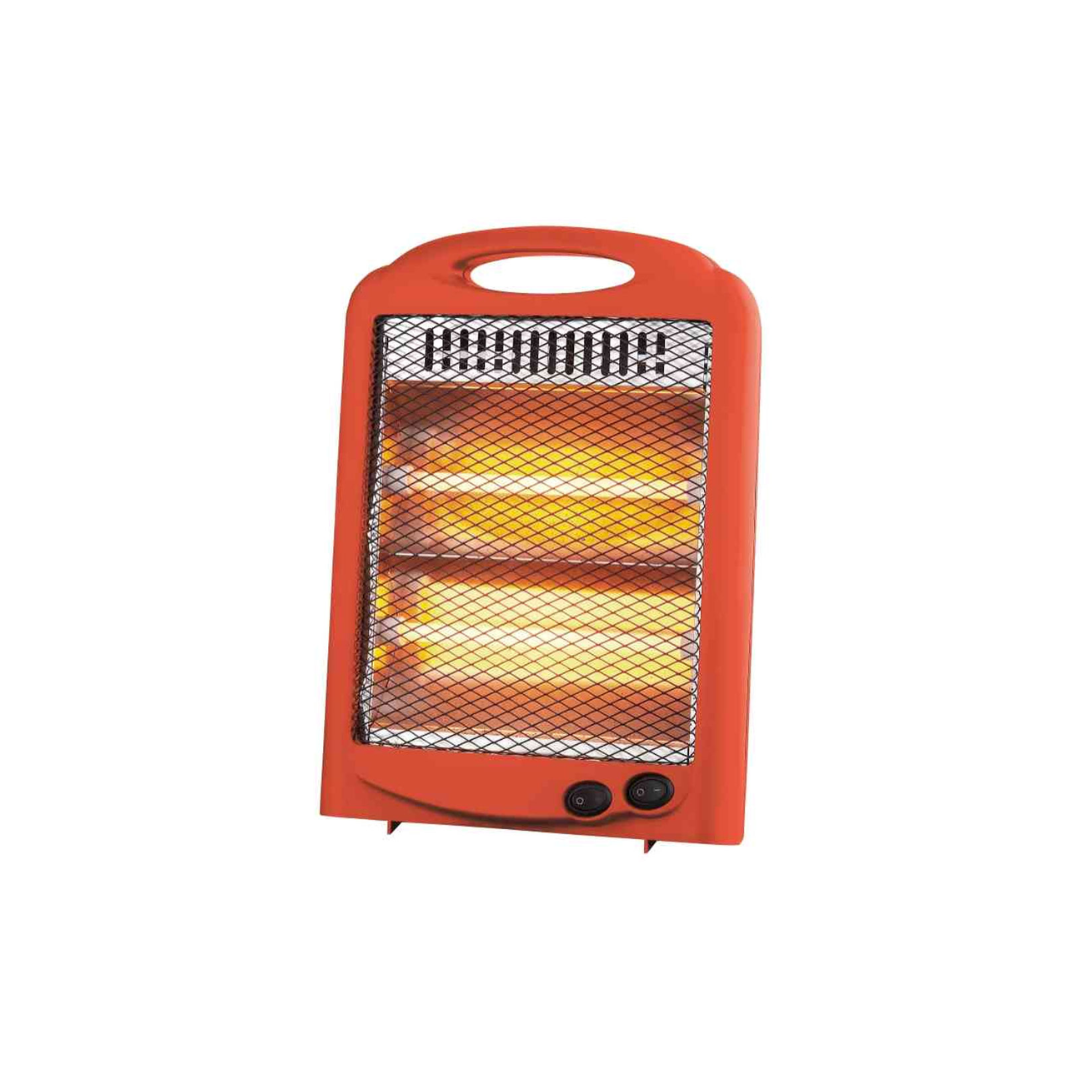 CFG ER026 – Stufa al Quarzo “Quarz Pad” 600 W Arancione, 2 Livelli di Potenza 300/600 W