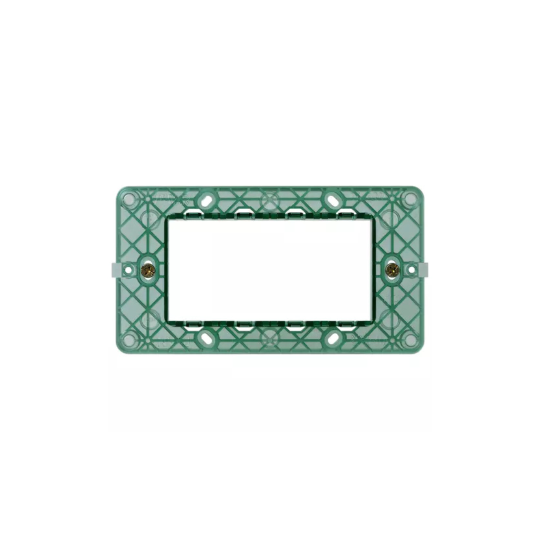 Plana 14614 – Supporto 4 Moduli con Viti