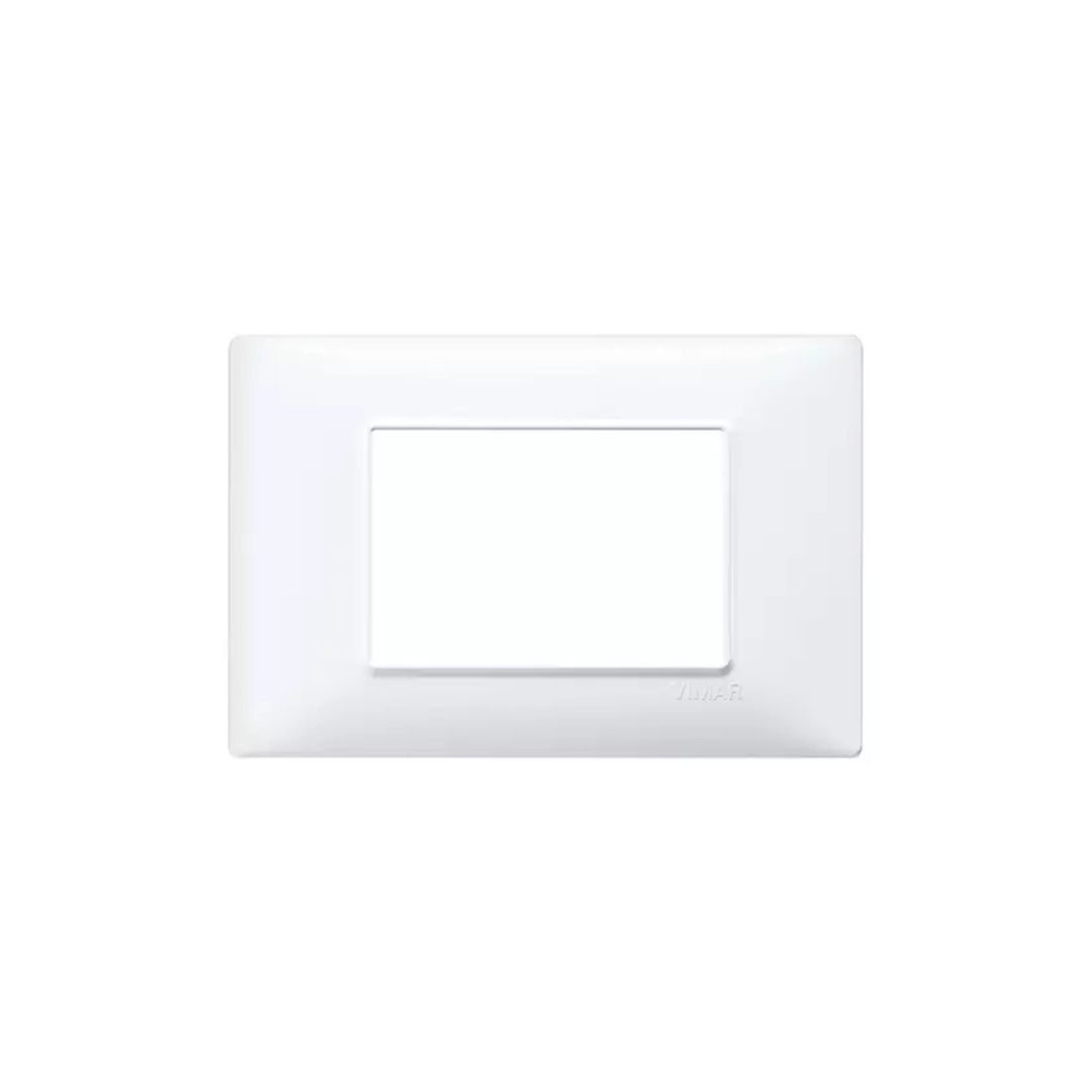 Plana 14653.01 – Placca 3 Moduli Bianco