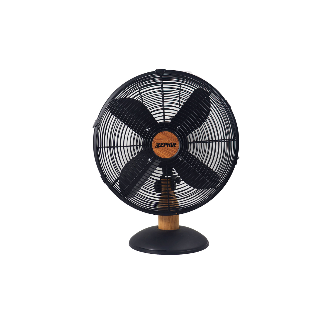 VENTILATORE DA TAVOLO EFFETTO LEGNO – PALE DA 40 CM