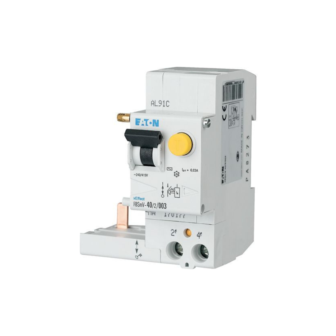 Blocco Differenziale Eaton FBSMV-40/2/003 40 A 2P 30 mA – Protezione Dispersione Corrente