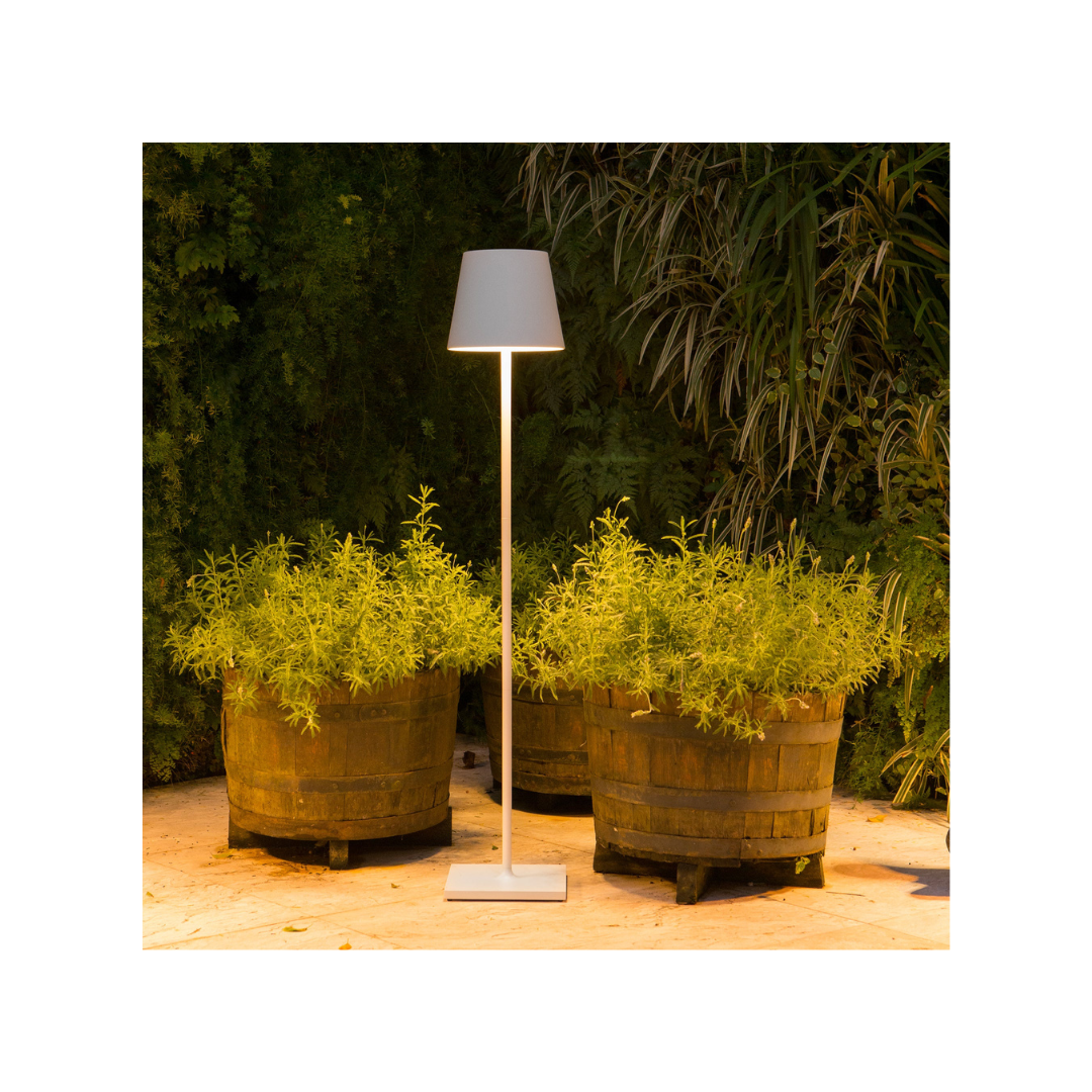 Poldina XXL E27 lampada da terra Corten LD0360R3