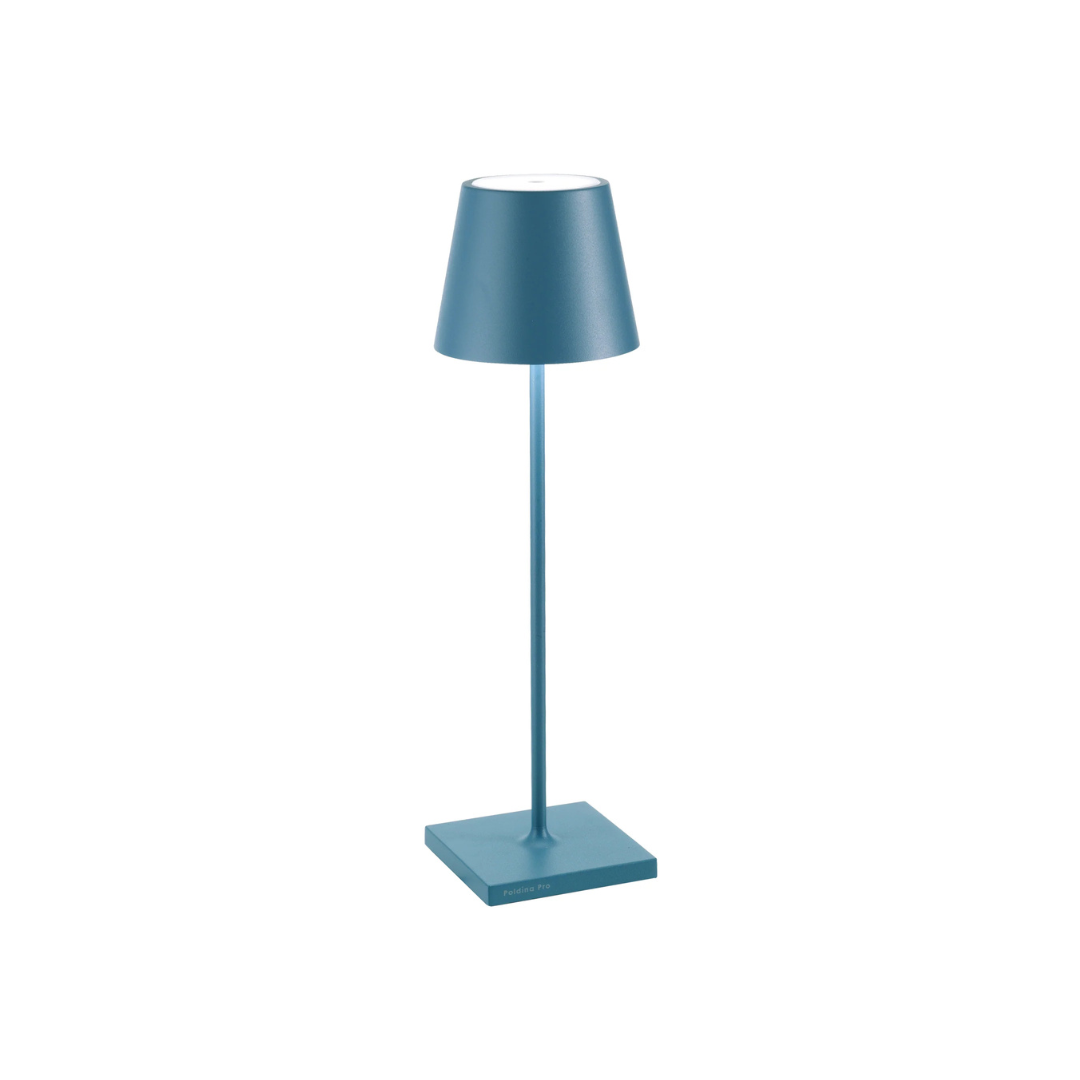 Poldina lampada da tavolo Blu Avio LD0340A3