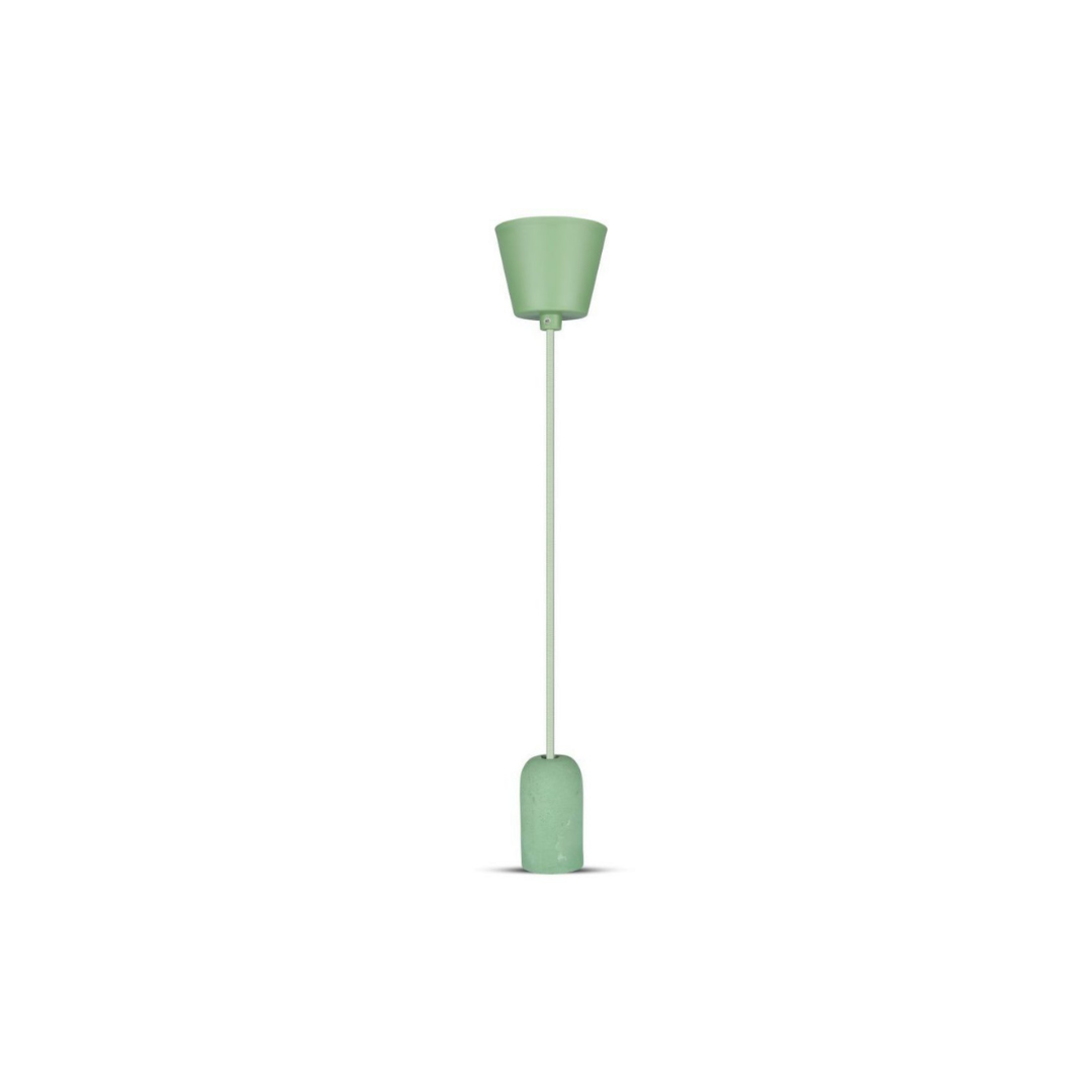 Lampadario LED a Cilindro in Calcestruzzo Verde 3742 Vtac