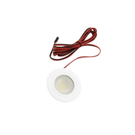 Faretto da Incasso Led Per Mobili Mensole Cappa Cucina 12V 2,5W 3000K